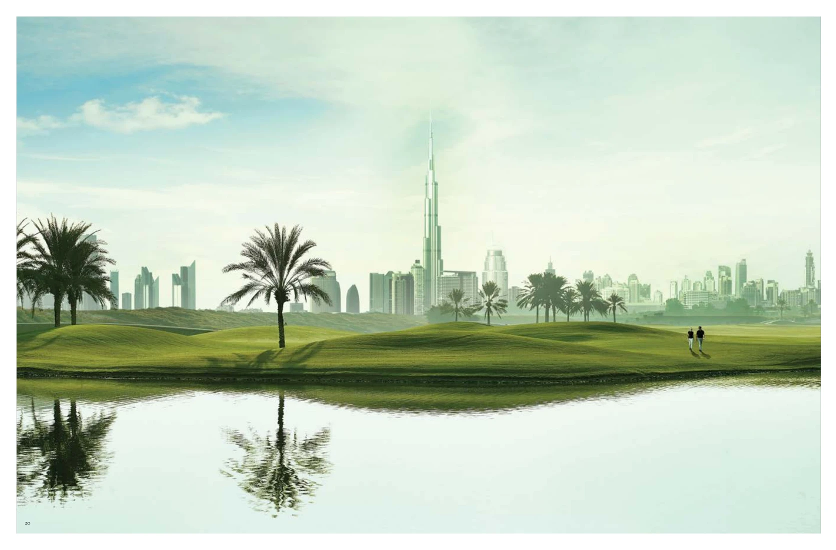 Ландшафт Dubai Hills Estate